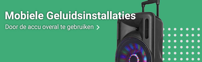 Mobiele geluidsinstallaties
