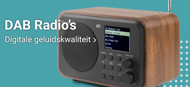 DAB radio's
