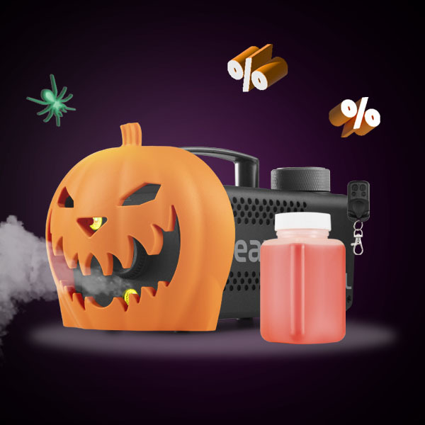 Halloween WEBdeals! - Pompoen rookmachine