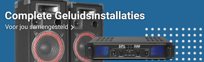 Complete geluidsinstallaties
