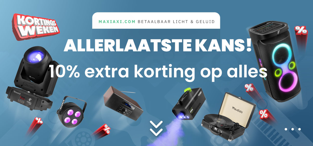 10% EXTRA KORTING op alles!