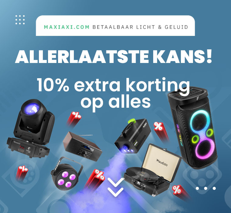 10% EXTRA KORTING op alles!