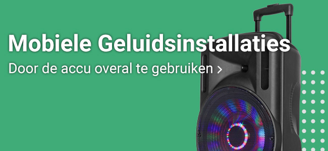 Mobiele geluidsinstallaties