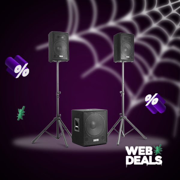 Halloween WEBdeals! - Geluidsinstallaties