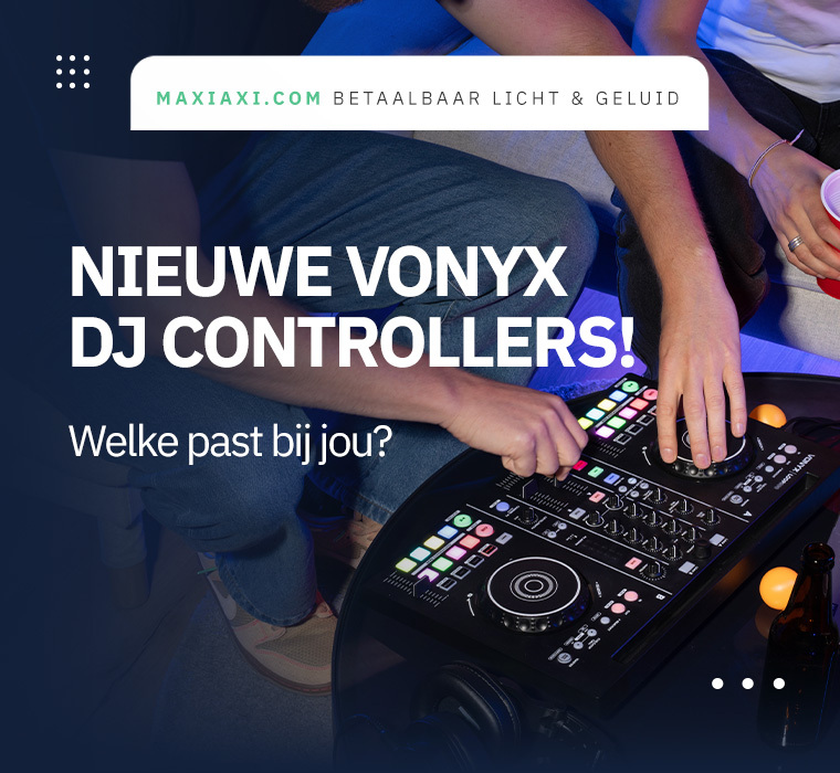 Nieuwe Vonyx DJ controllers