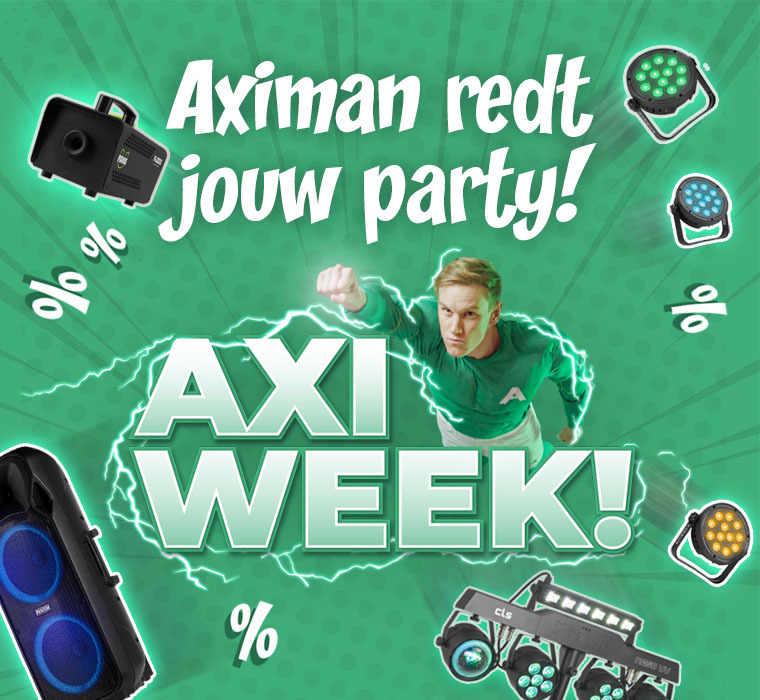 AxiMan is back! Profiteer van onze AxiWeek!