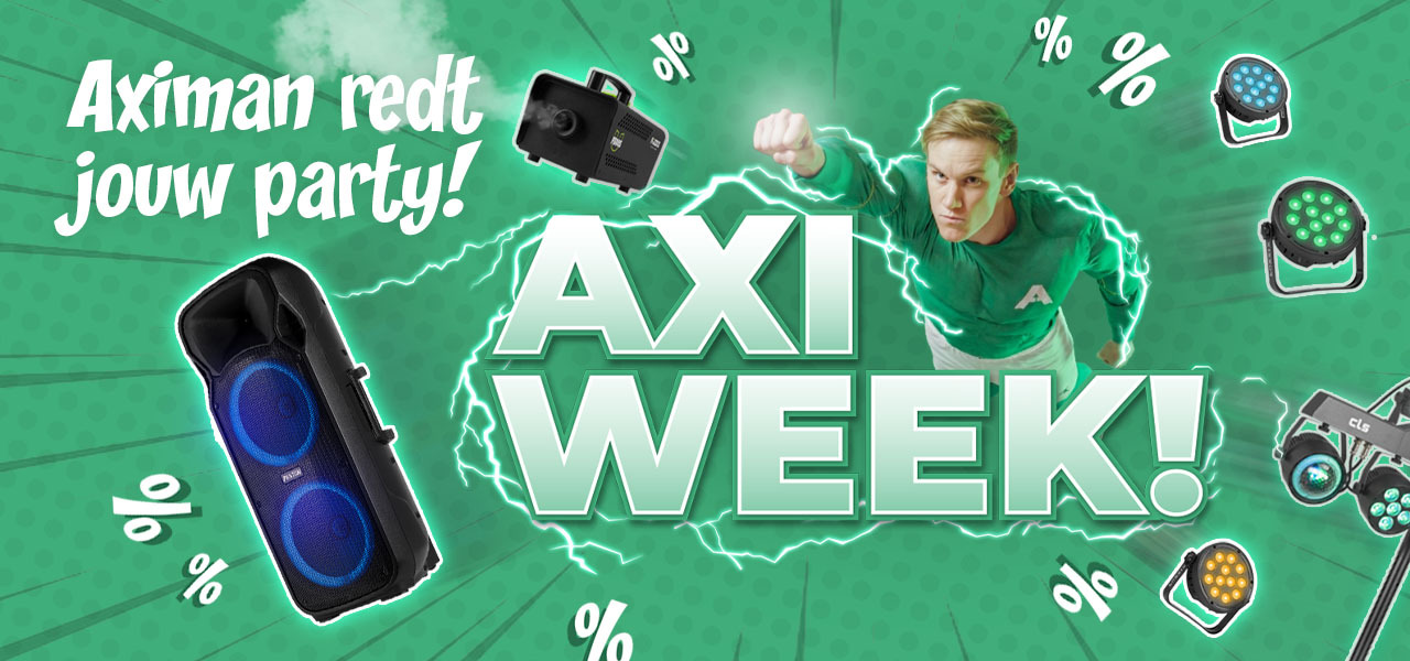 AxiMan is back! Profiteer van onze AxiWeek!